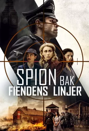 Spion bak fiendens linjer filmplakat