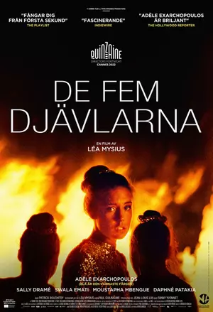 De fem djävlarna filmplakat
