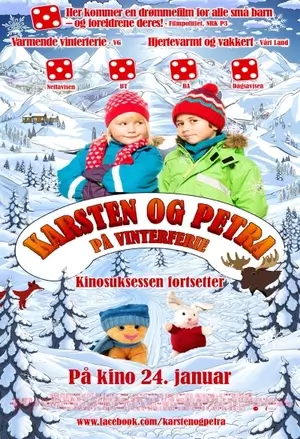 Karsten og Petra på vinterferie filmplakat