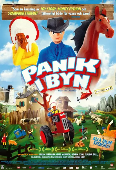 Panik i byn Poster